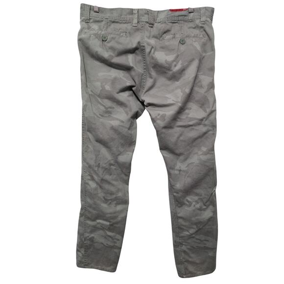 Jordan Craig Cargo Pants Men 36 (35x32)* Camo Green Cotton Relaxed Straight Leg - Picture 2 of 10